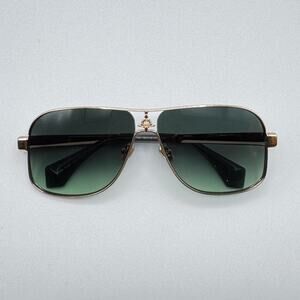 Vivienne Westwood Sunglasses Keith VW5101 400 Gold Aviator Green Gradient Lens